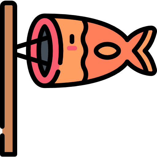 Fish flag fish flag signs flag icon