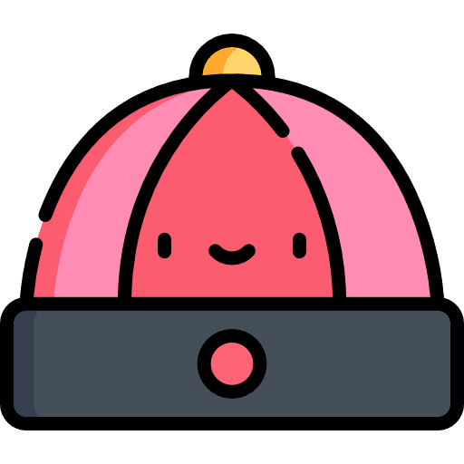 Hat smiley hat clothes icon