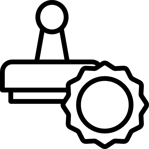 Stamp stamp office business and finance icon