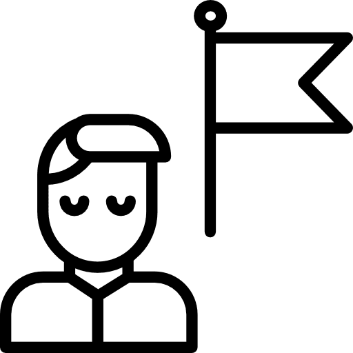 Success success mountain man icon