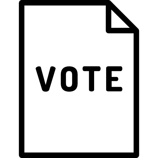 Vote vote list file icon