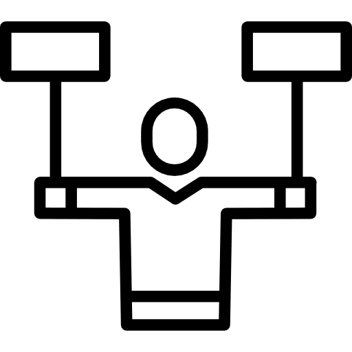 Campaign protest communications publicity icon