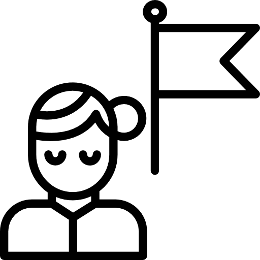 Woman femenine woman ambassador icon