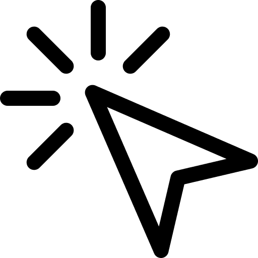 Click arrow arrows click here icon