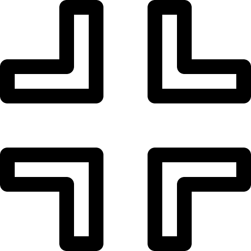 Frame interface angles squares icon