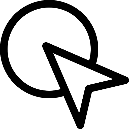 Clicking cursor arrow computer mouse icon