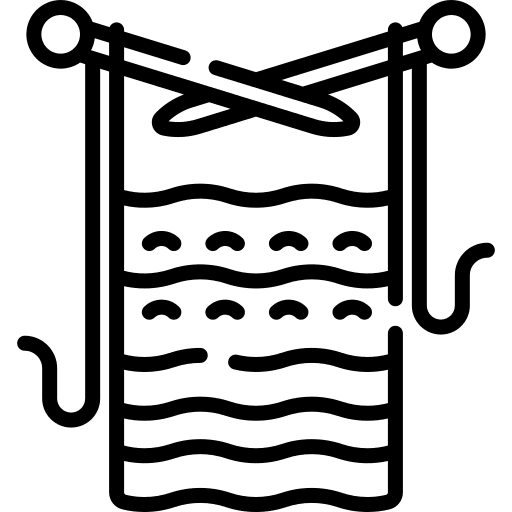 Knitting knit art and design dressmaker icon