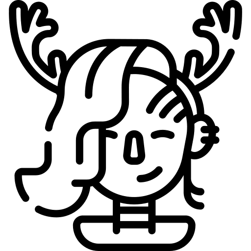 Headdress model headdress girl icon