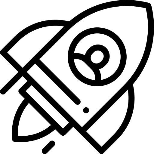 Rocket rocket launch startup seo and web icon