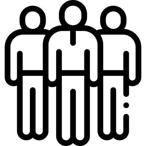 Team workers users group icon