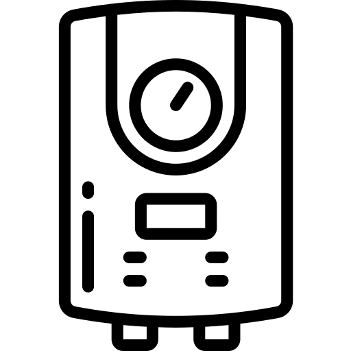 Water heater technology water electrical icon