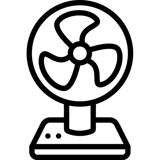 Fan furniture ventilation refreshing icon