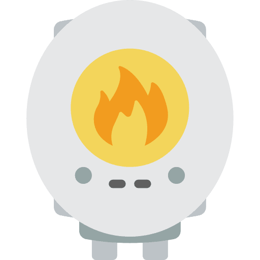 Water heater technology automation water icon