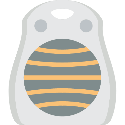 Heater electronics heater heating icon