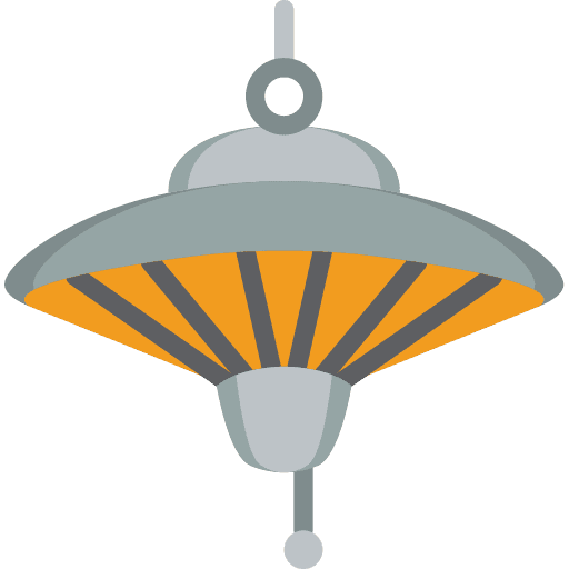 Heater furniture and household heater radiators icon