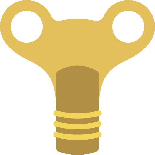 Key tools and utensils key access icon