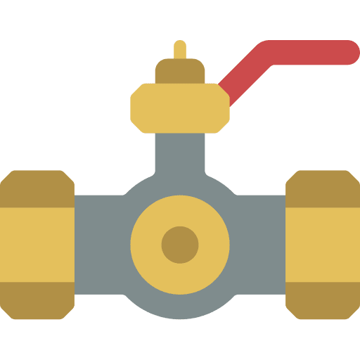 Valve pipes valve industry icon