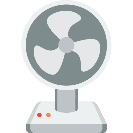 Fan furniture technology electronics icon