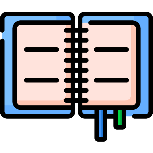 Address book notebook planner address book icon