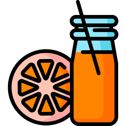 Beverage fruit food and restaurant refreshing icon