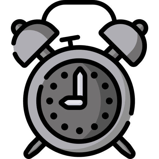 Alarm timer tools and utensils alarm icon