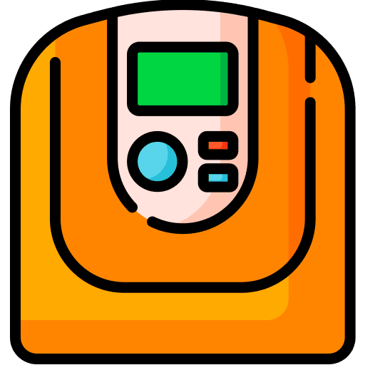 Diet weight scale tools and utensils icon