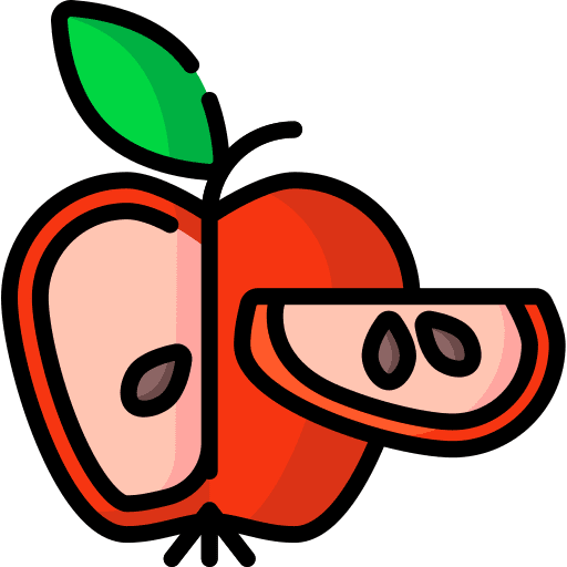 Apple food vegetarian organic icon