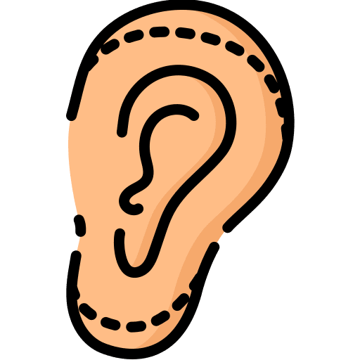 Beauty body part beauty surgery icon