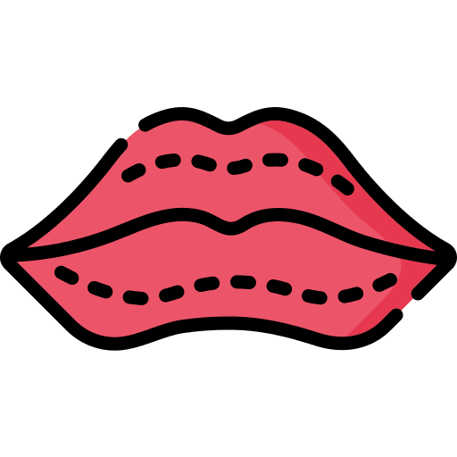 Beauty dermal filler beauty saloon cosmetic icon