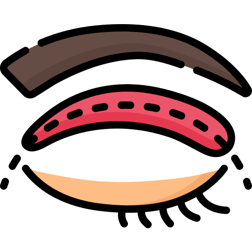 Beauty eyelid blepharoplasty beauty icon