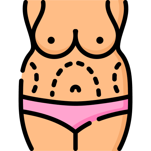 Belly belly reduction liposuction icon