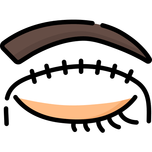 Beauty eyelid beauty operation icon