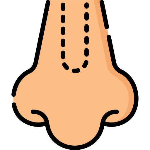 Beauty surgery body part operation icon