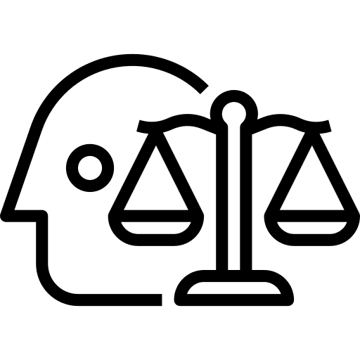 Law networking law judge icon