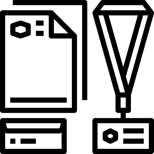 Corporate identity stationery corporate identity business and finance icon