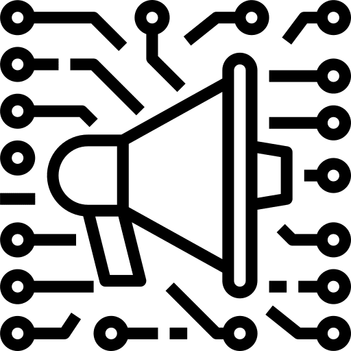 Digital marketing digital marketing electronics management icon