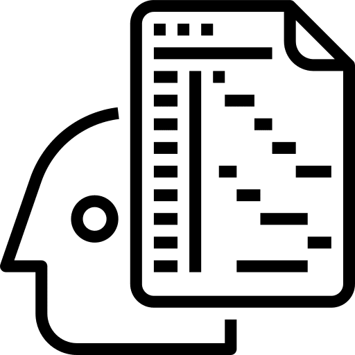 Project project analysis report icon