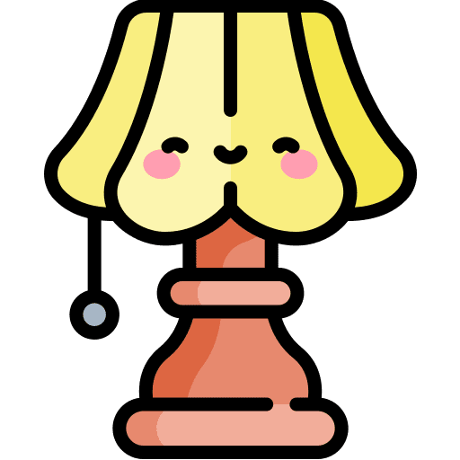 Lamp lamp electronics furniture and household icon