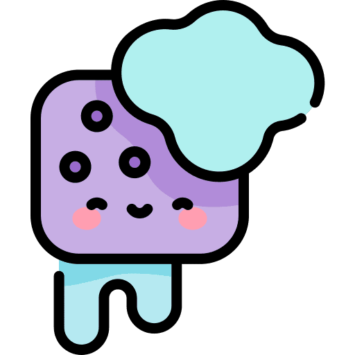 Sponge cleaning bathroom sponge icon