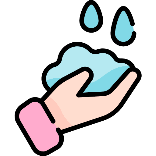 Washing hand washing healthcare and medical soap icon