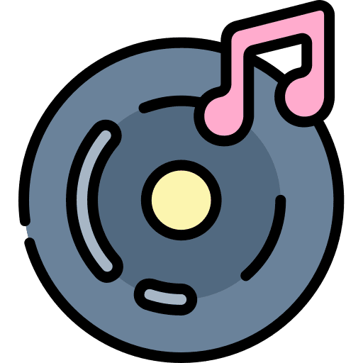 Disc dj audio musical icon