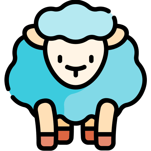 Sheep lamb ewe animal icon
