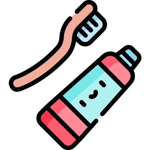 Toothpaste dental care hygienic dental icon