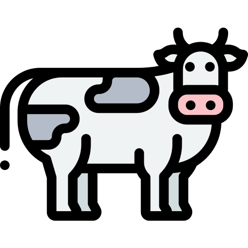 Animal cow animals farming and gardening icon