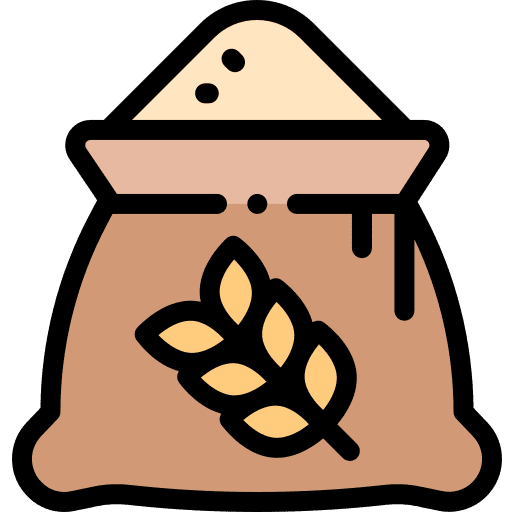 Bag food and restaurant branch bag icon