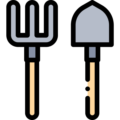Construction and tools dig construction and tools farm icon