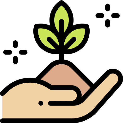 Eco friendly farming and gardening eco friendly farming icon