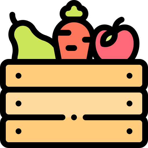 Farm farming and gardening ingredient vegetable icon