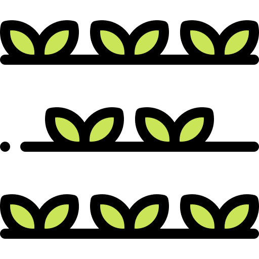 Farming and gardening nature seedling plant icon