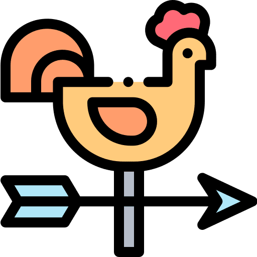 Arrows vane farm weathercock icon